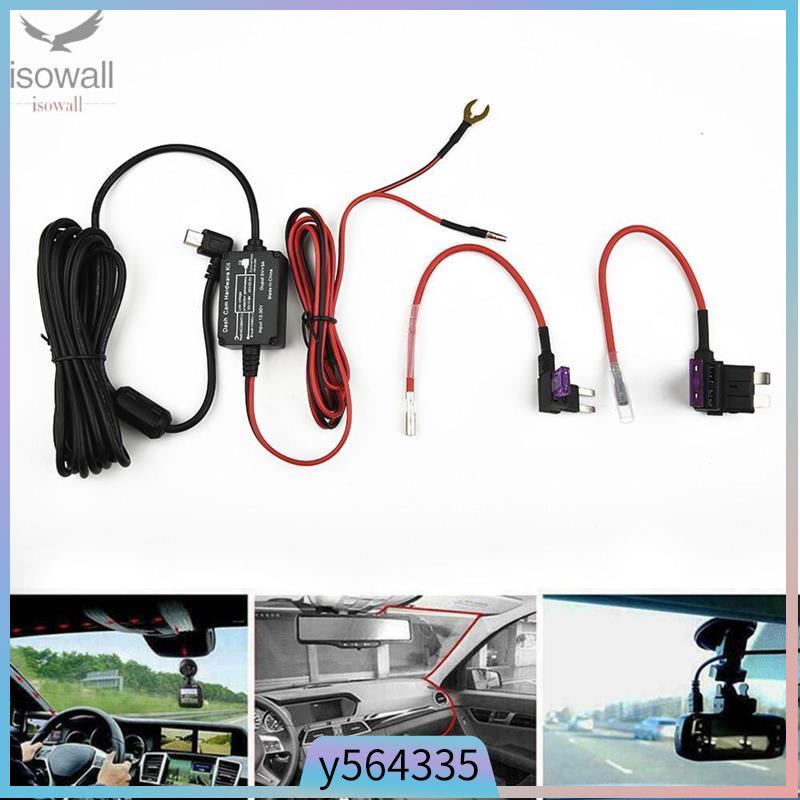 Hard Wire Fuse Dash Cam Hard Wire Kit Mini USB 1 SET 5v 2amp