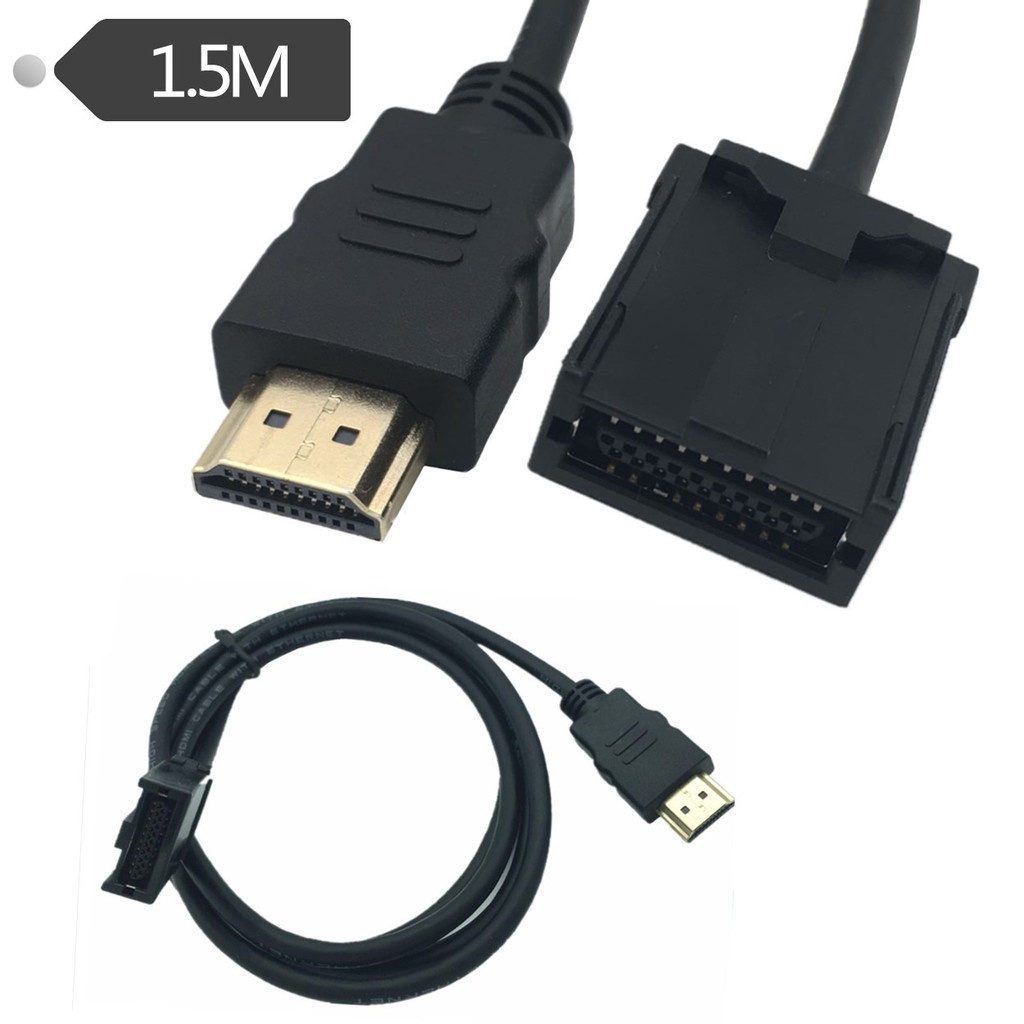頻道 轉換器 HDMI轉E-Type 數據線車用高清音專用線hdmi E type to HDMI 音訊 轉接頭