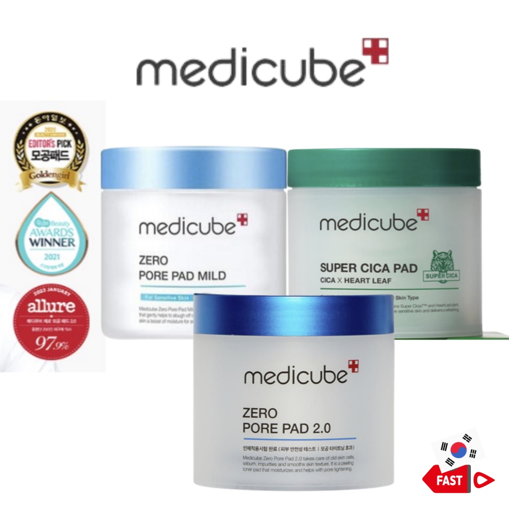 即期出清韓國[MEDICUBE]ZERO 毛孔 爽膚棉 2.0 積雪草 護理爽膚水