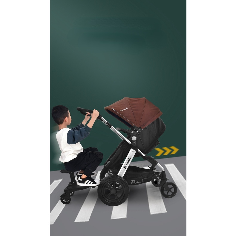 嬰兒推車輔助踏板適用於悠悠球推車旅行嬰兒用品小尾巴車尺寸寶加座椅通用款-無推車