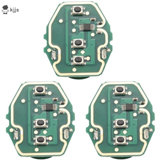 3x 3 按鈕遙控車鑰匙控制電路板 315MHz/433MHz For-BMW 3 5 系列 E46 E39 EWS 不