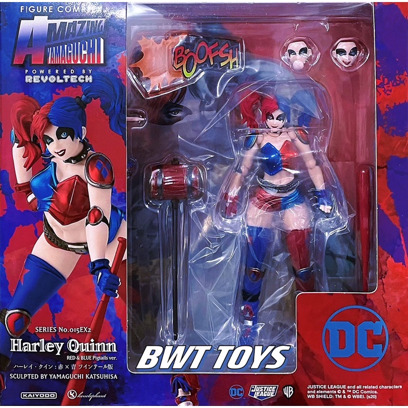 【BWT】代理版 全新現貨 海洋堂 Amazing 小丑女 哈利·奎恩 Harley Quinn 藍紅色 限定版