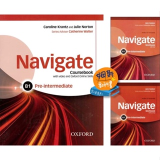 <姆斯>Navigate B1 Pre-Intermediate Coursebook with DVD*1片 & Oxford Online Skills /Krantz ,workbook Hudson <華通書坊/姆斯>