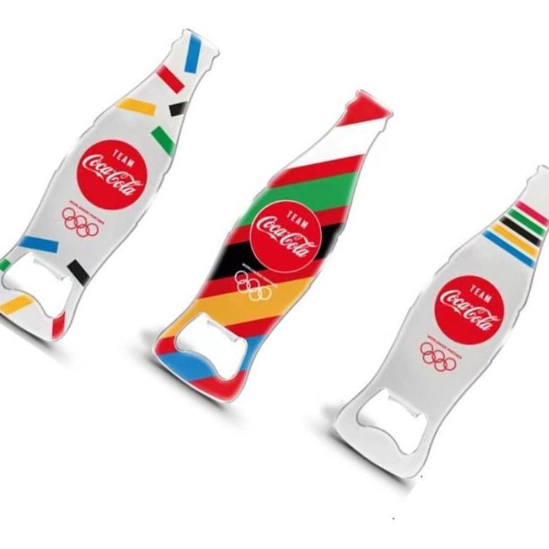 低價批發=⚡孔徑 ⚡快速 ⚡一套三種可口可樂東京奧運會奧運開瓶器全新開瓶器