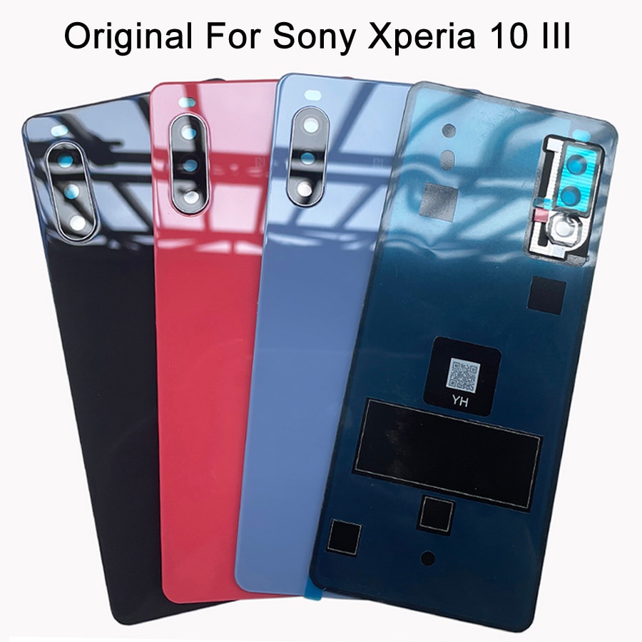 全新玻璃電池外殼後蓋適用於索尼 Xperia 10 III 電池蓋外殼 X10 III SO-52B SOG04 門