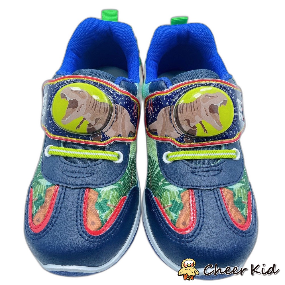 現貨 台灣製帥氣恐龍電燈鞋-藍色  另有綠色可選 台灣製 台灣製童鞋 MIT MIT童鞋 K080-2 菲斯質感生活購物