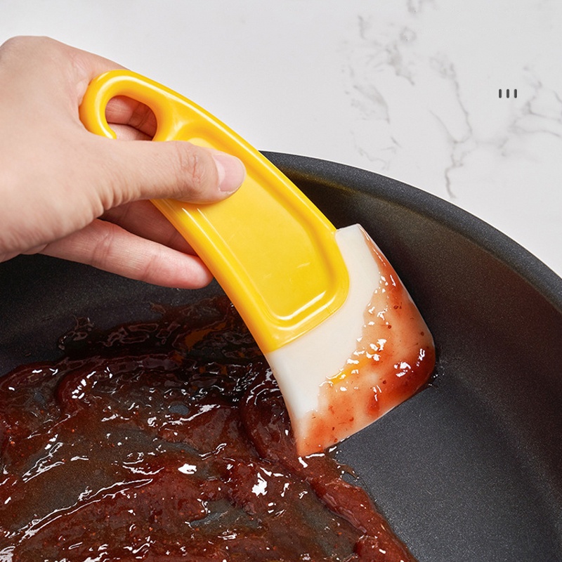 油脂清潔劑清潔劑洗滌防污刮板廚房用具餐具刮板工具用於餐具矽膠清潔刮板