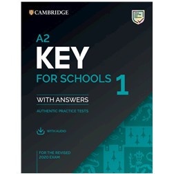 <姆斯>2020年新制 A2 Key for Schools (KET for Schools) 官方全真考題本(含解答音檔) 9781108676595 <華通書坊/姆斯>