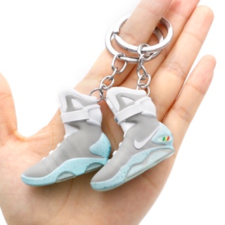 回到未來:遊戲 mag 3D 運動鞋鑰匙扣玩具文具扣籃鞋鑰匙扣 NBA 籃球神戶包挂件迷你籃球運動鞋配件
