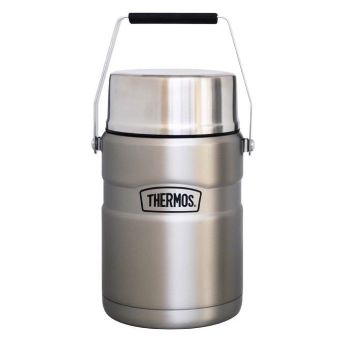 THERMOS膳魔師1.39L不銹鋼可提式食物保溫罐 SP-2301（全新品）
