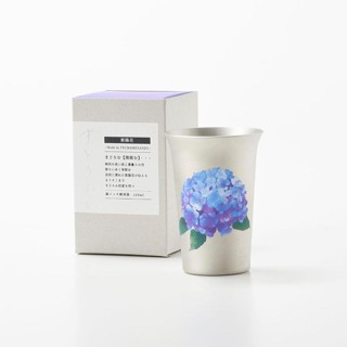 新越金網Three Snow銅鍍錫變色酒杯/ 繡球花 eslite誠品