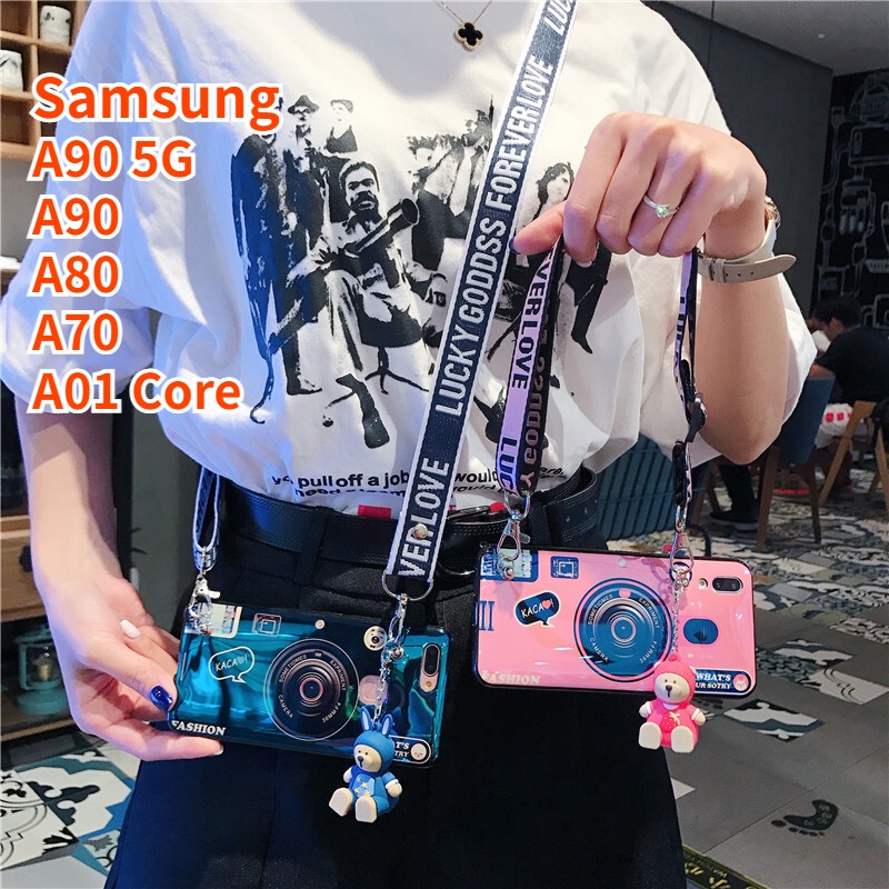 SAMSUNG 適用於三星 Galaxy A80 三星 A90 5G 三星 A70 A90 三星 A01 Core 復古