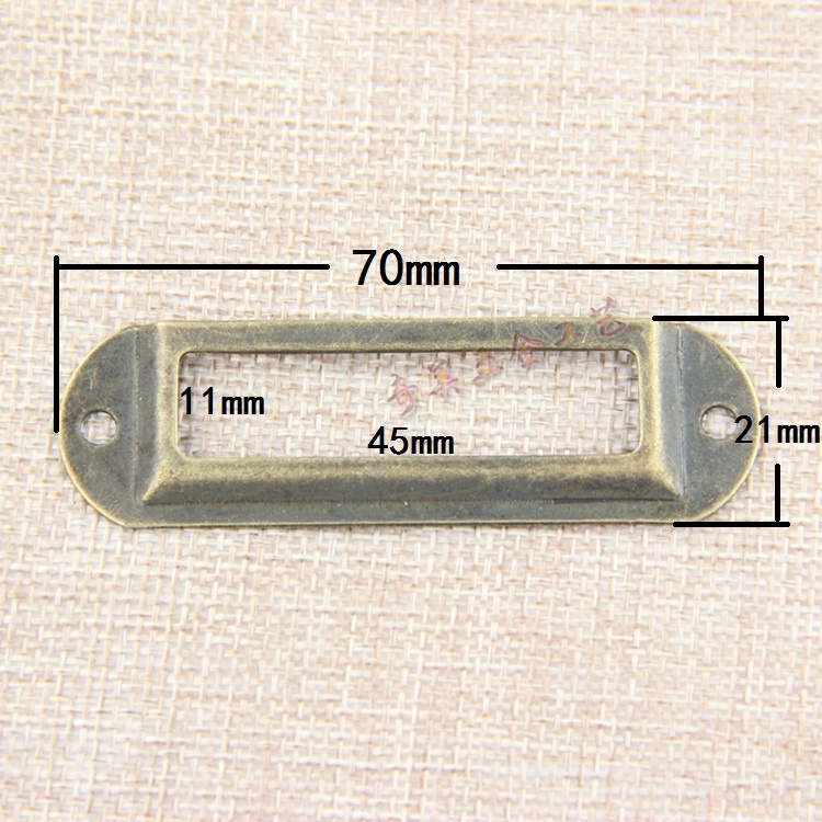 仿古標籤框 鬥櫃抽屜卡片插框 貨架便籤 櫥櫃名牌框 標牌插卡槽