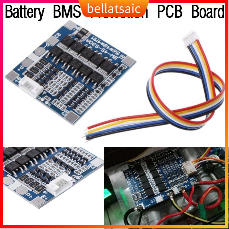 4S 30A 14.8V Li-Ion 18650 Battery BMS LiFePO4 Protection Mod