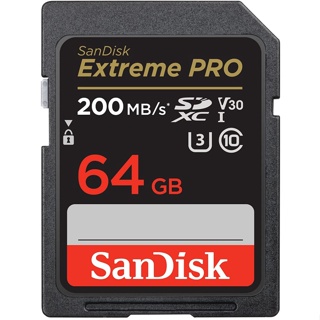 閃迪 Extreme Pro U3 V30 64GB 200MB /s SDSDXXU-064G-GN4IN SDXC