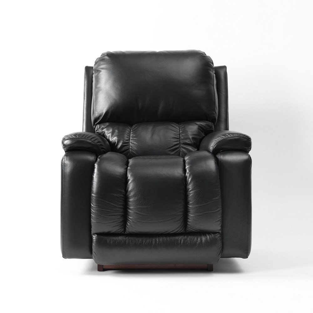 【HOLA】La-Z-Boy 單人全牛皮沙發/電動式休閒椅(1HT530-黑色)