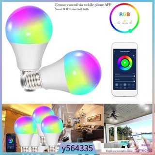 E27/B22/E14 Smart WiFi Light Bulbs LED Colorful Lamp for Ale