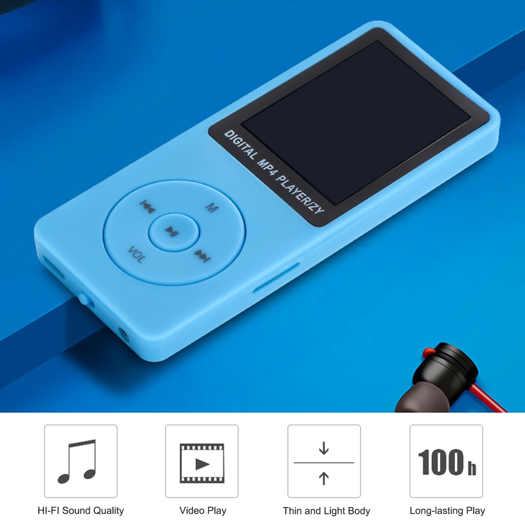 MP3播放器64 GB音樂播放器1.8英寸屏幕便攜式MP3音樂