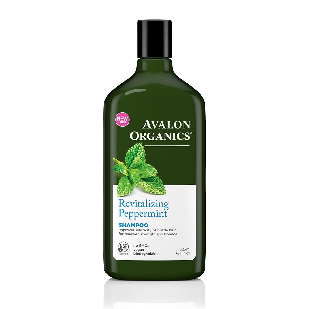 【HOLA】Avalon Organics薄荷強健精油洗髮精325ml/11oz