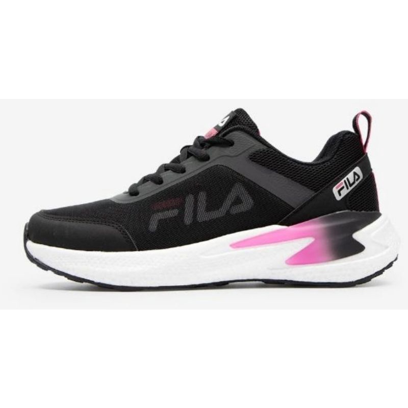 【FILA】女 慢跑鞋 運動鞋 Cruise-黑/桃(5J309X021)