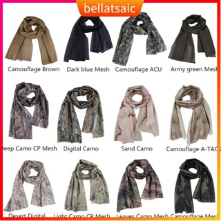 (✿Outdoor✿)Camo Mesh Scarf Outdoor Jungle Muffler Breathable