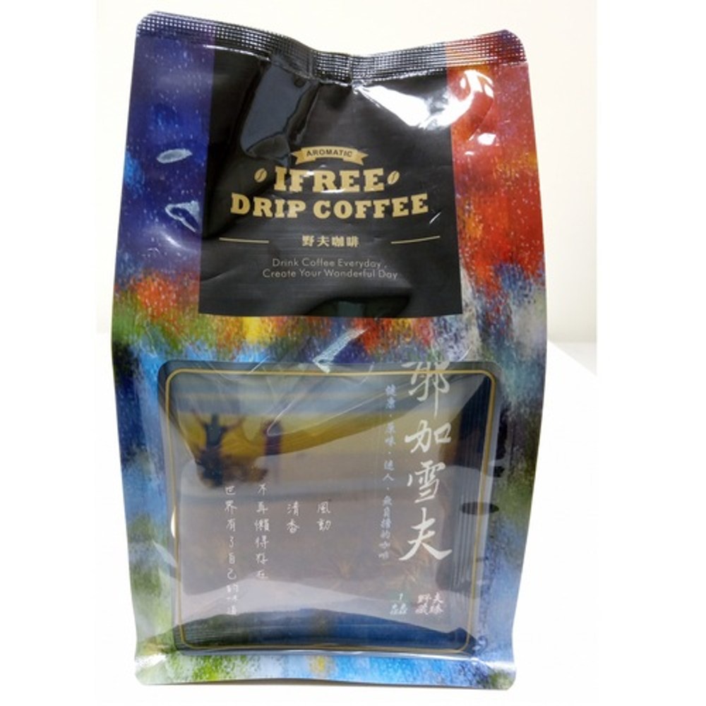 【HOLA】野夫咖啡 精品豆濾掛咖啡 淺焙1級 耶加雪夫 12gx6入 ifreecafe