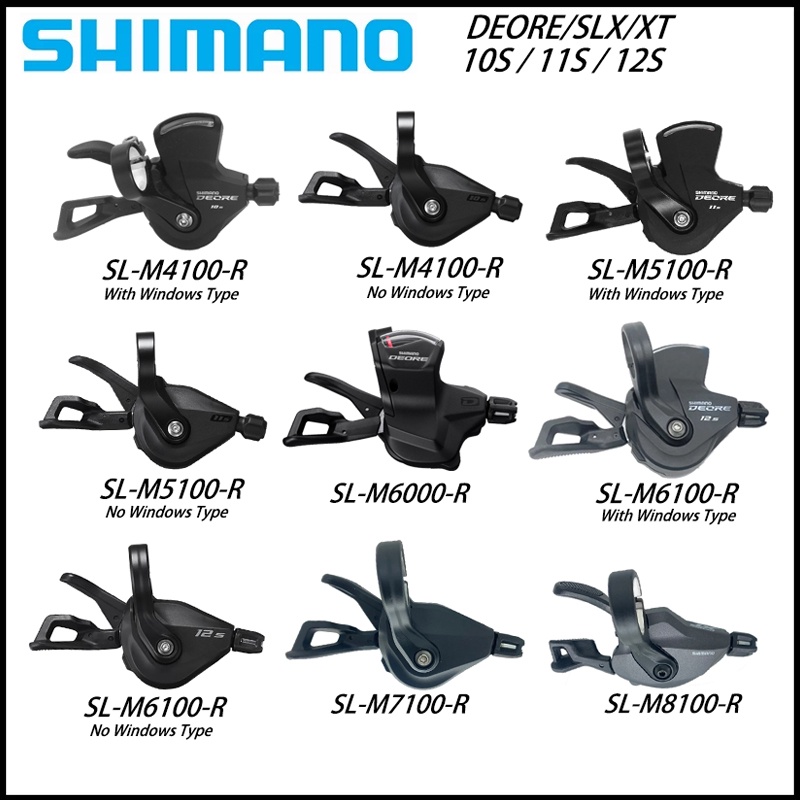 Shimano DEORE XT SLX SL M4100 M5100 M6000 M6100 M7100 M8100