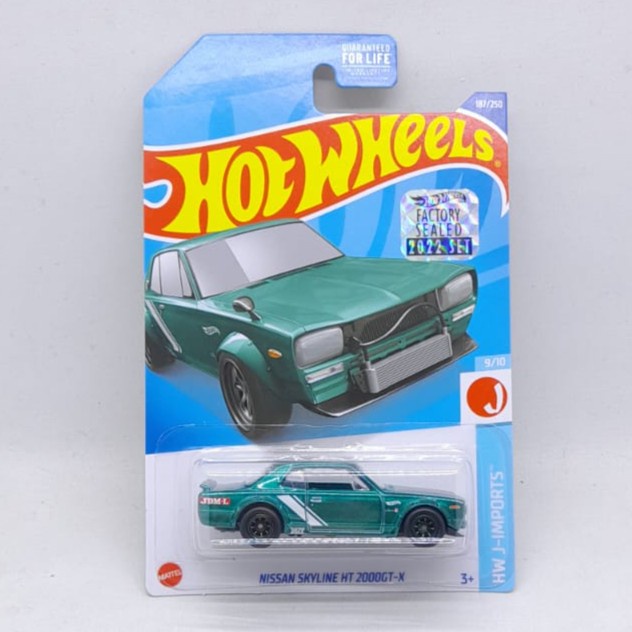 Hotwheels 工廠密封 2022ths Nissan Skyline HT 2000GTX JDM