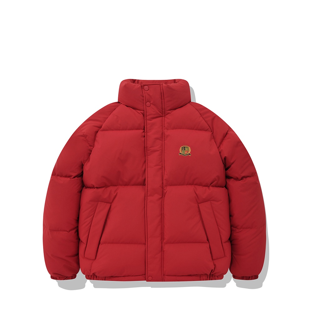 [COVERNAT]  LOGO鴨絨保暖外套（紅色） [F6]