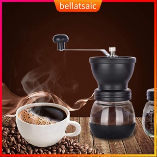 Manual Coffee Bean Grinder, Hand Coffee Mill with 2 Glass Ja