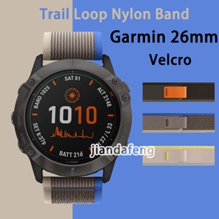 適用於 Garmin Fenix 6x Pro 的 Trail Loop Band 尼龍運動錶帶