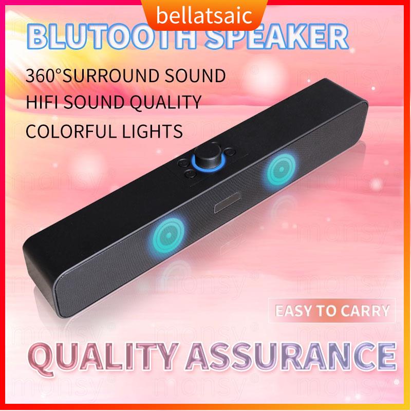 Speaker Bluetooth Karaoke Speaker PC MP3 TF Card USB AUX Aud