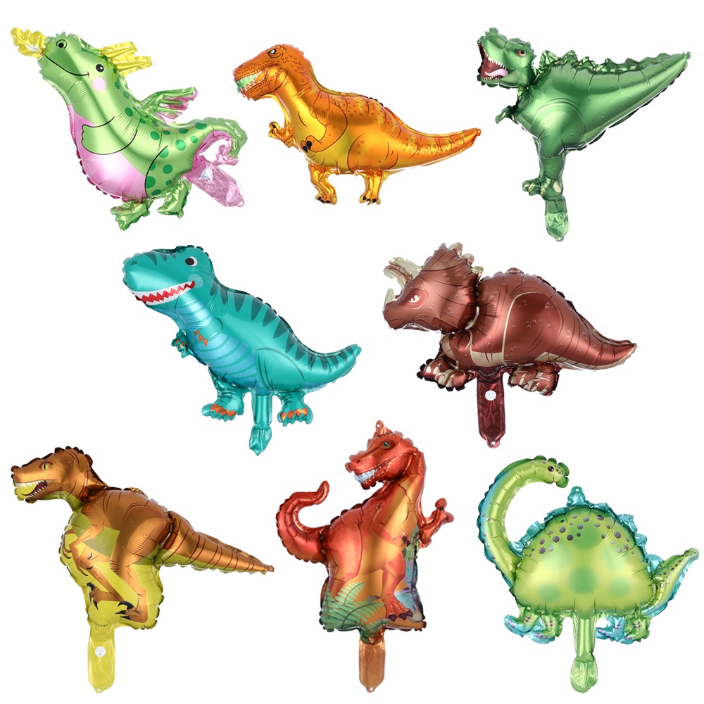 迷你恐龍動物氣球恐龍氣球生日派對侏羅紀氣球