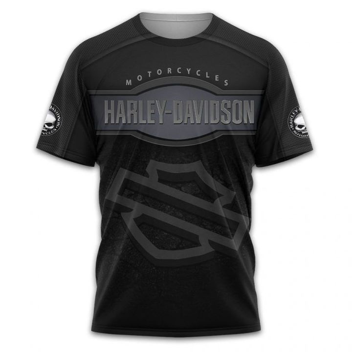 HARLEY DAVIDSON 哈雷戴維森昇華 T 恤 / Baju 超細纖維 Jersi / Jersey Subli