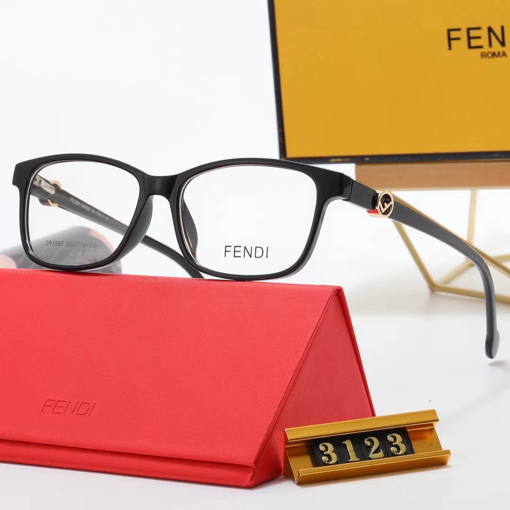 芬迪 2023新款時尚高端平光鏡男女品牌設計師fendi眼鏡3123