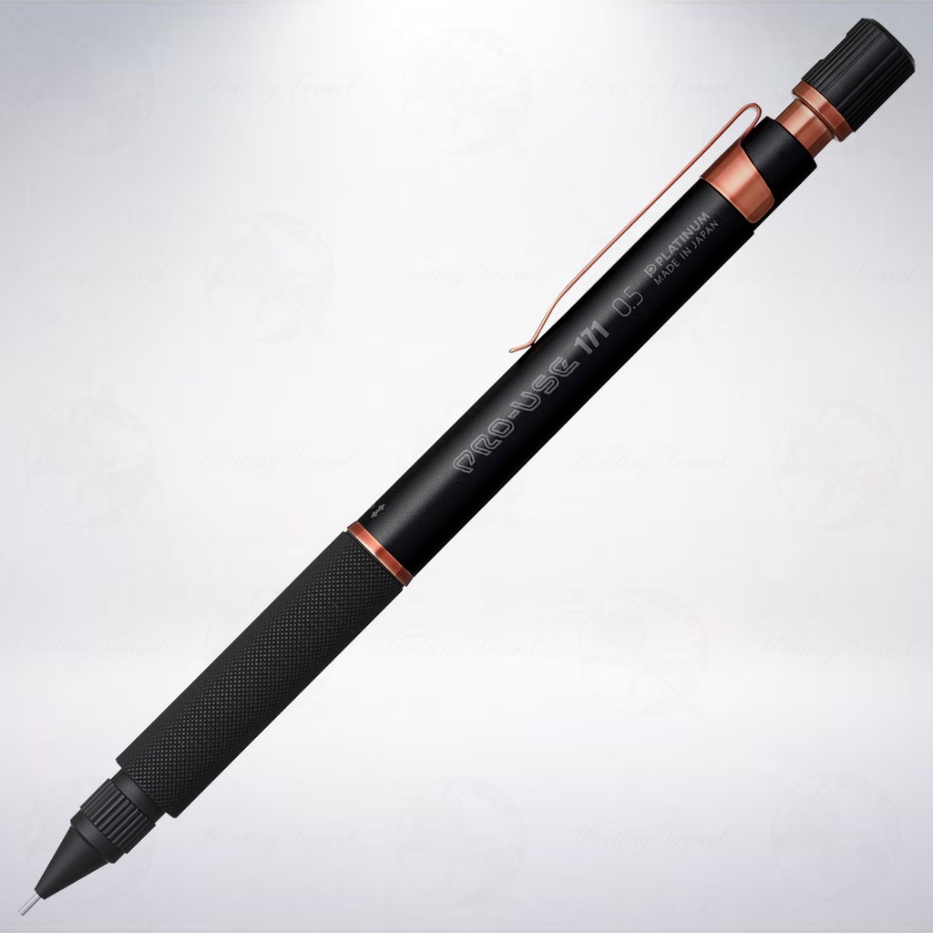 日本 Platinum PRO-USE 171 0.5mm 黑化版製圖自動鉛筆: 銅色限定款