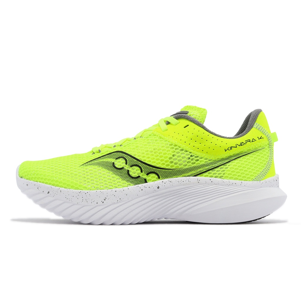 Saucony 慢跑鞋 Kinvara 14 螢光綠 黑 透氣 競速訓練 男鞋 路跑 【ACS】 S2082306