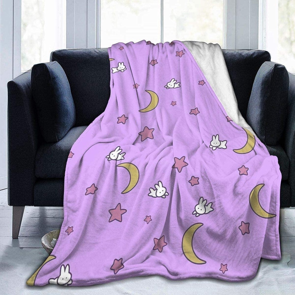 SAILOR MOON [輕量毯子] 美少女戰士靈感來自兒童毯子的兔子成人家庭日常使用 60 x 50 英寸