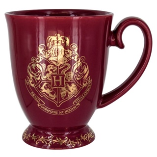 哈利波特 霍格華茲校徽燙金典雅茶杯/Harry Potter
