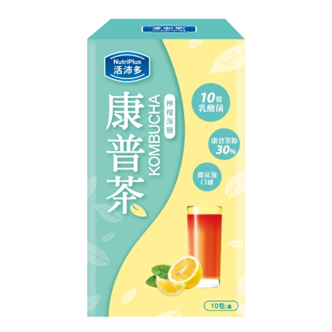 活沛多 康普茶10入 - 檸檬海鹽