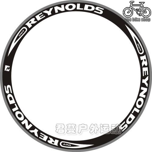 REYNOLDS DV/T 46 碳刀輪組貼紙 公路車刀圈貼紙 腳踏車輪貼 不傷漆面