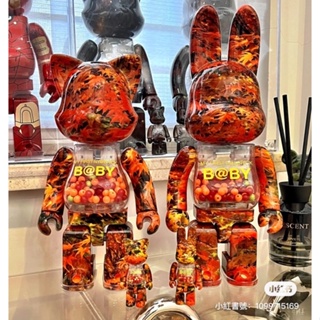 《熊🇯🇵專門店》BE@RBRICK 楓葉貓兔千秋 不分售 400%+100%全新現貨