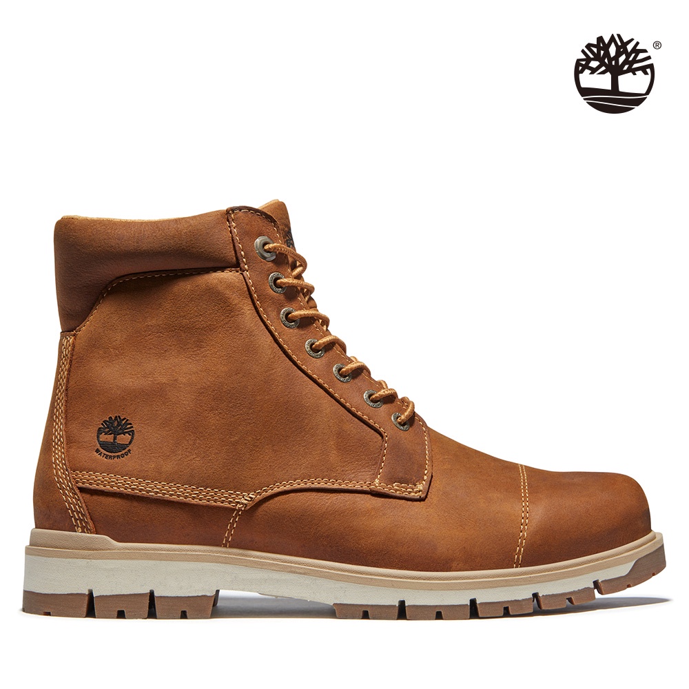 Timberland 男款小麥色Radford全粒面皮革6吋防水靴|A2GNJ231