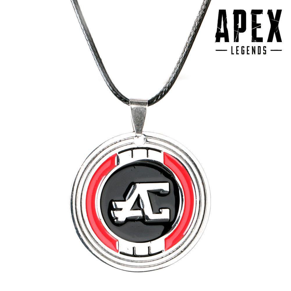 apex 大電 周邊 遊戲 Apex 英雄 周邊標誌Logo鑰匙扣項鏈弔墜不銹鋼狗牌戒指