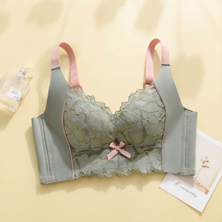 Women' bra lingerie Wireless Small Chest Push up Big Seamles
