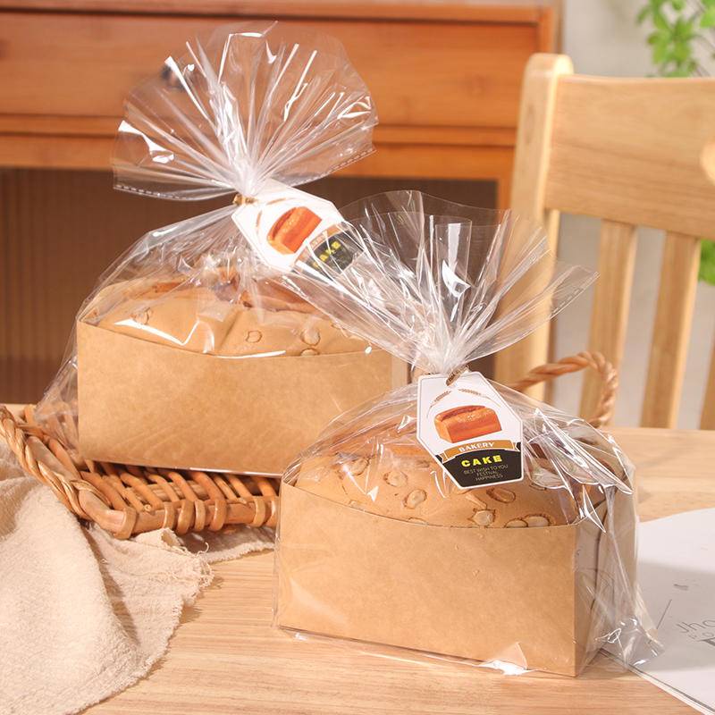 金枕蛋糕紙托包裝盒耐高溫吐司紙盒袋烘焙袋子一次性麵包盒子模具