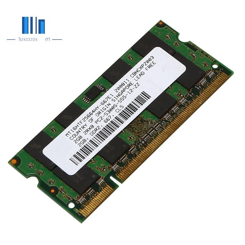 2gb DDR2 Ram 內存 667Mhz PC2 5300 筆記本電腦 Ram Memoria 1.8V 200PI