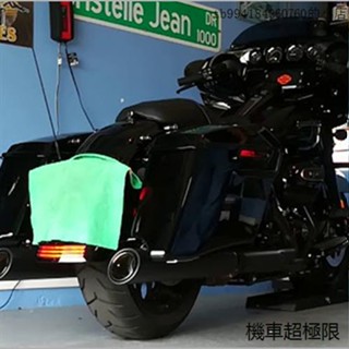 哈雷公路滑翔復古重機配件現貨美國COBRA哈雷大道定製雙燈公路滑翔改裝眼鏡蛇尾端排氣管