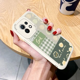 小米 11 Lite 5G手機殼 鬱金香小米11 lite 全包防摔春保護套 小米 11 Lite 5G手機保護殼