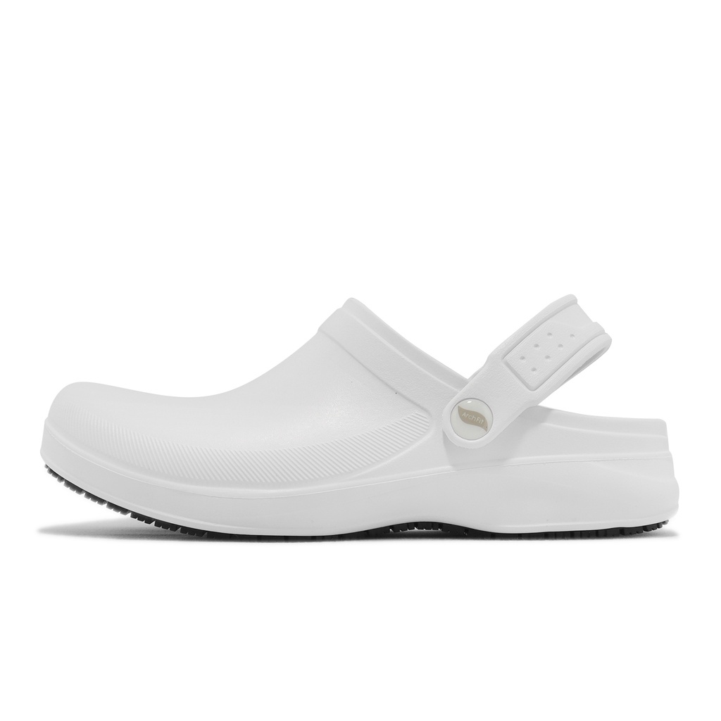 Skechers 護士鞋 Riverbound Arch Fit 全白 醫師 抗油防滑 女鞋 ACS 108067WHT